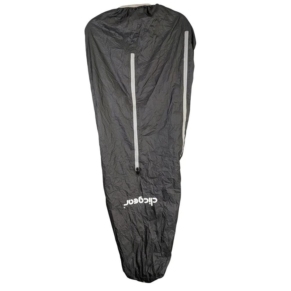Clicgear Golf Bag Rain Cover Charcoal Gray Zippered Water Resistant Accessory
